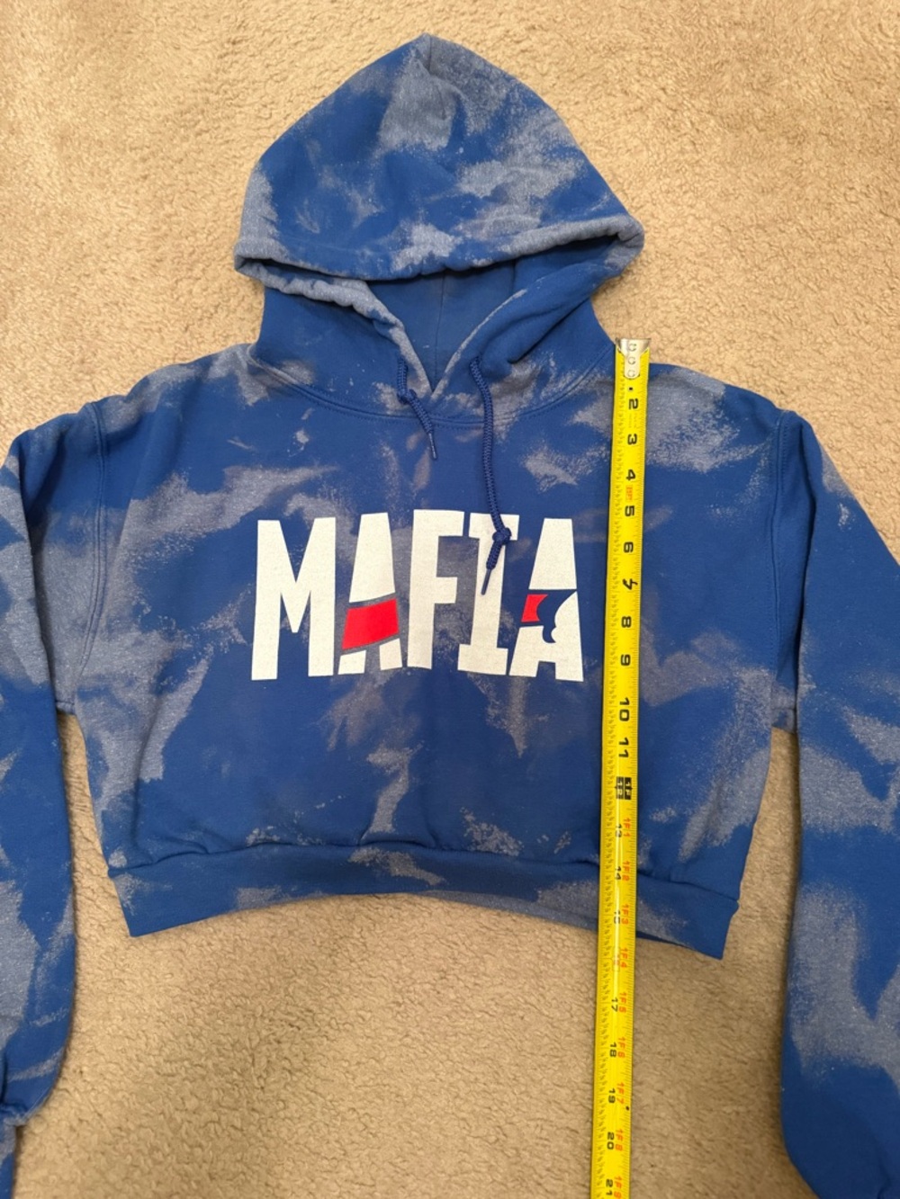 Bills MAFIA Cropped Hoodie - Picture 6 of 11
